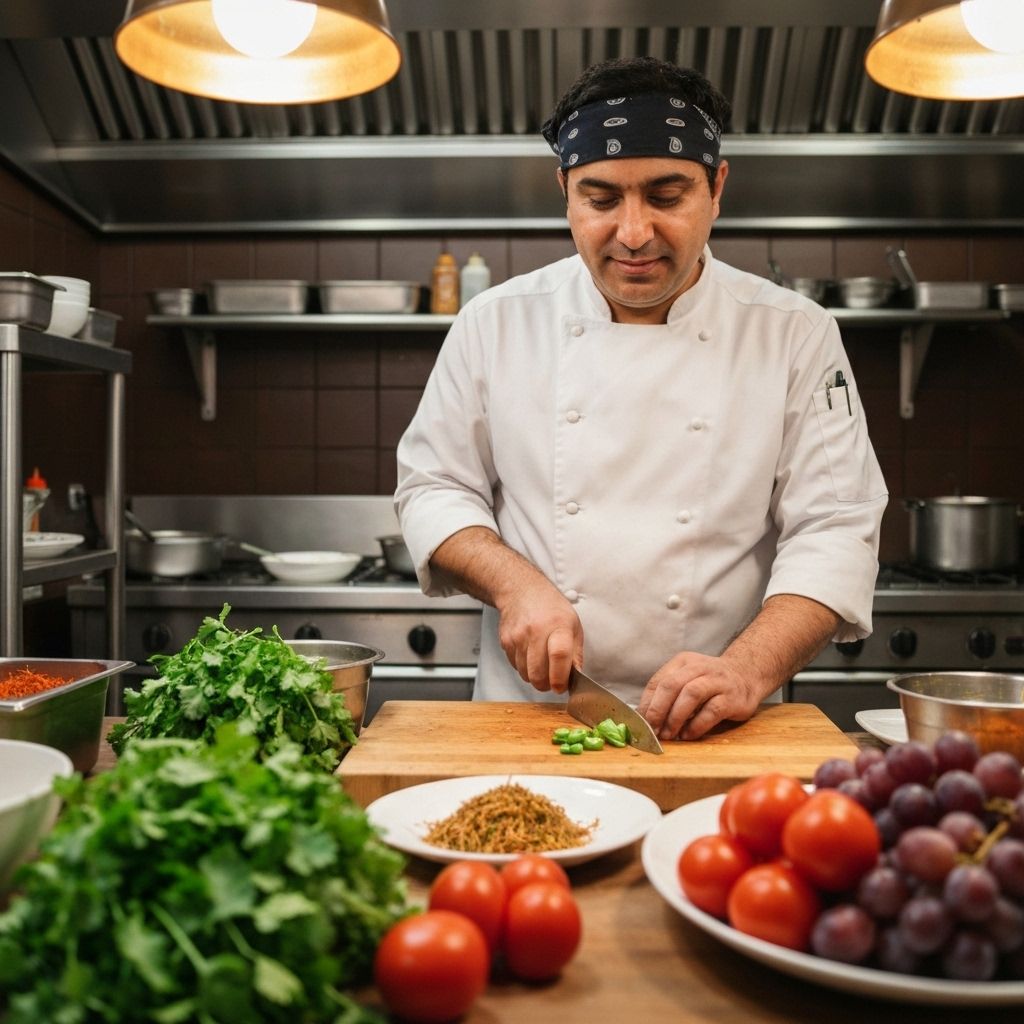 Chef Preparing Food